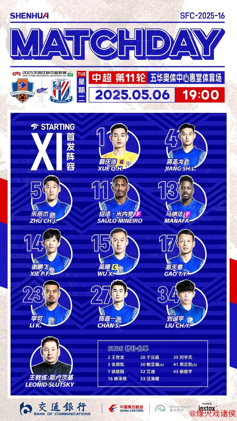 申花火力全开！中超下半程争冠悬念再起